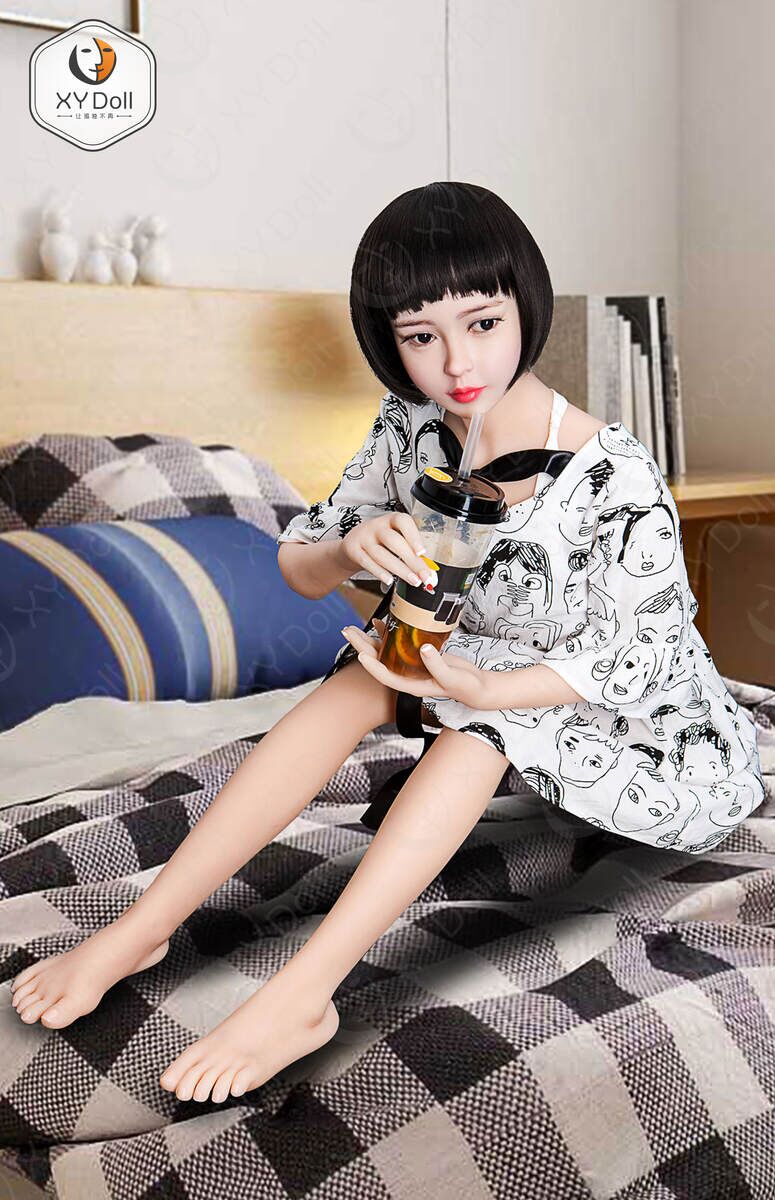 138cm4ft6 A-cup Silicone Head Sex Doll – Rika (22) 138cm4ft6 A-cup Silicone Head Sex Doll – Rika